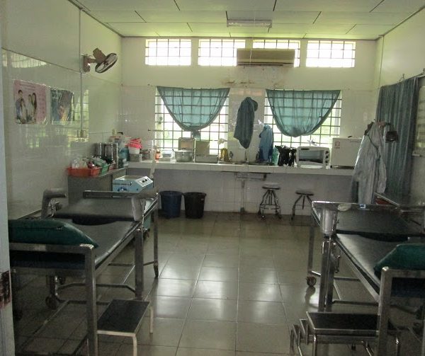 inside medical hospital room cambodia