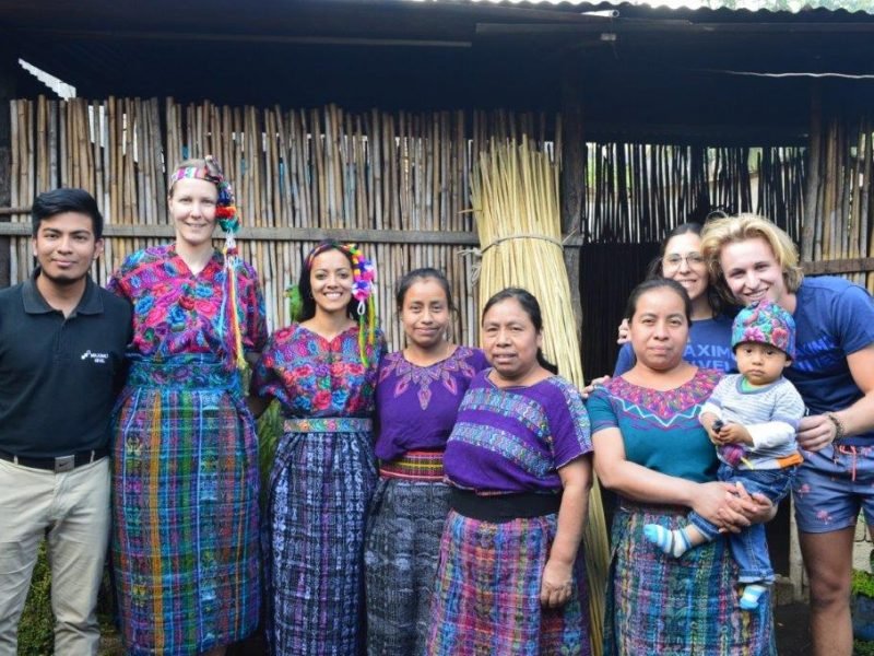 participants with host family participants with host family