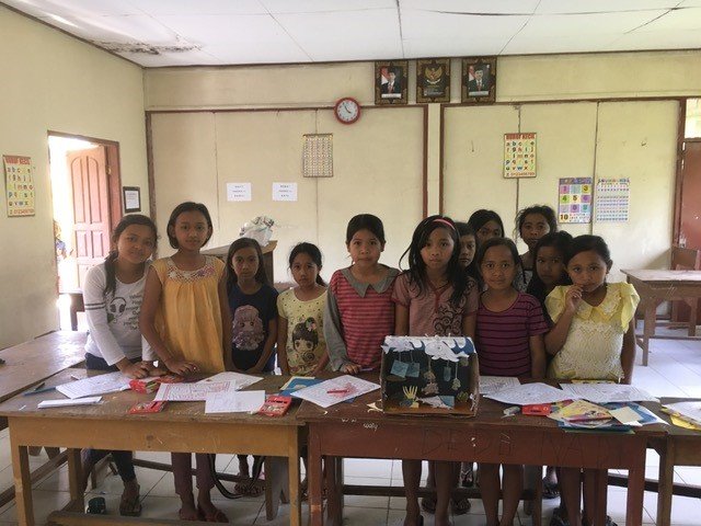 primary school kids - Environmental Awareness Teaching Bali Review