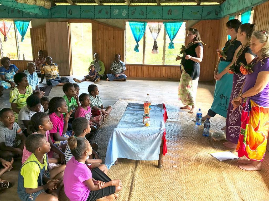 IVI volunteers teaching fijian children about sugar and diet 1024x768 - Fiji - Nutrition and Public Health Review