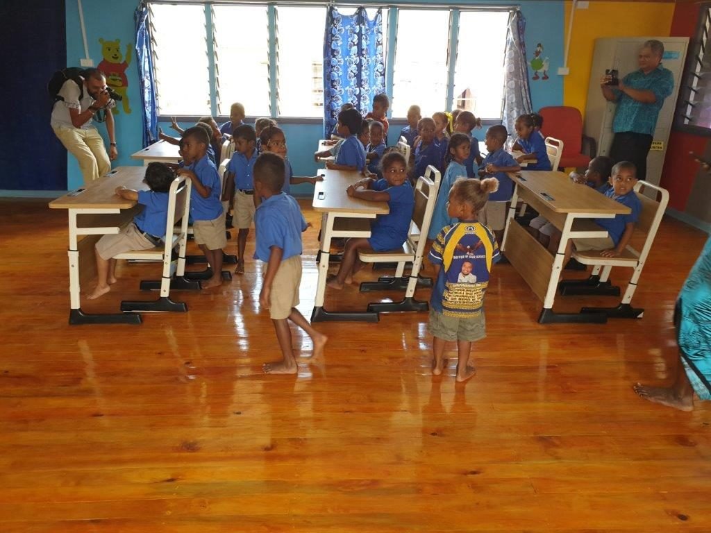 Brand new kindergarten thanks to TAFE Queensland and GJ Gardner Homes NZ 1024x768 - Thank-you GJ Gardner Homes & TAFE QLD for helping rebuild this Kindergarten in Fiji!