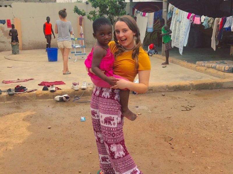 holding a small child on childcare project holding a small child on childcare project