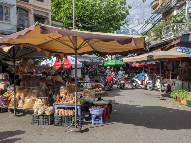 Local market stall Local market stall