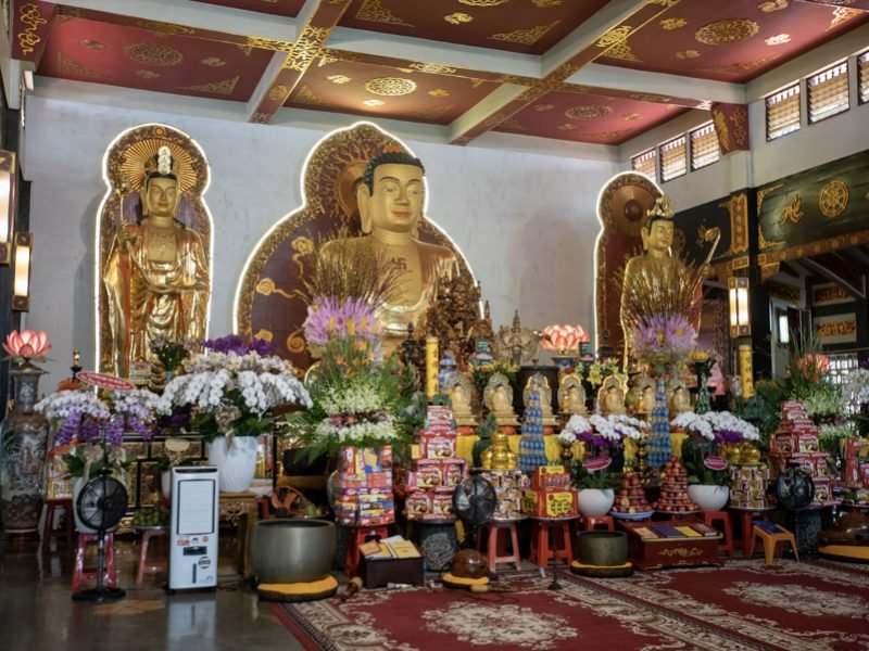 Praying place in the Temple Praying place in the Temple
