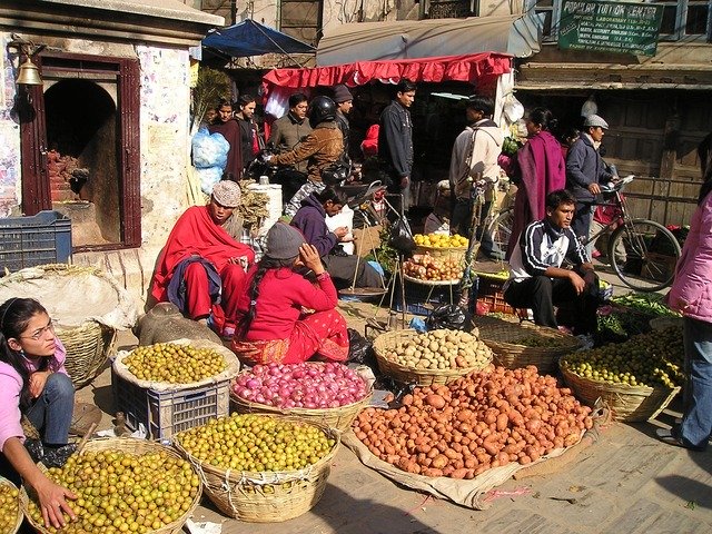 nepal markets - 4 Week Annapurna Trek and Volunteering