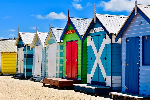 melbourne beach huts - Australia