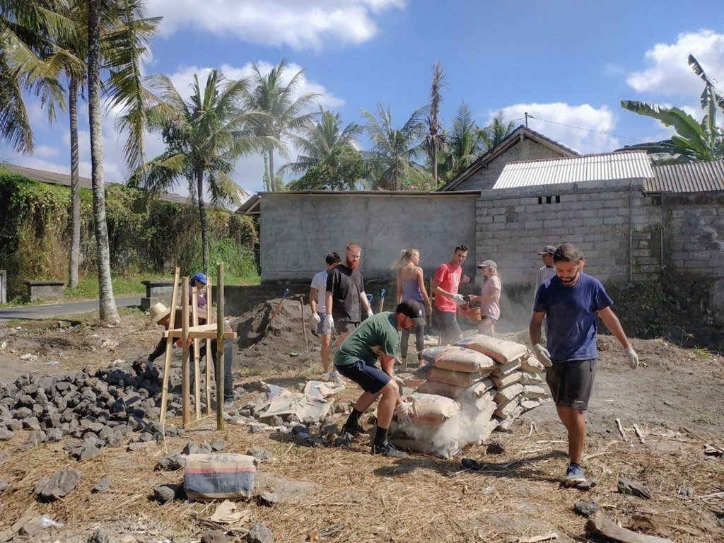 Ubud Construction 11 - Overseas Volunteer Programs