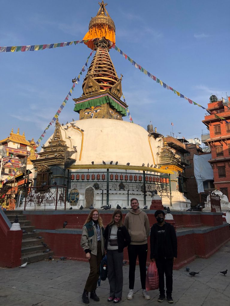 jan 2022 vollies by nepal temple
