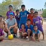volunteer with sports group 150x150 - Community Development and Construction Cambodia