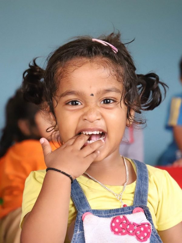 girl smiling