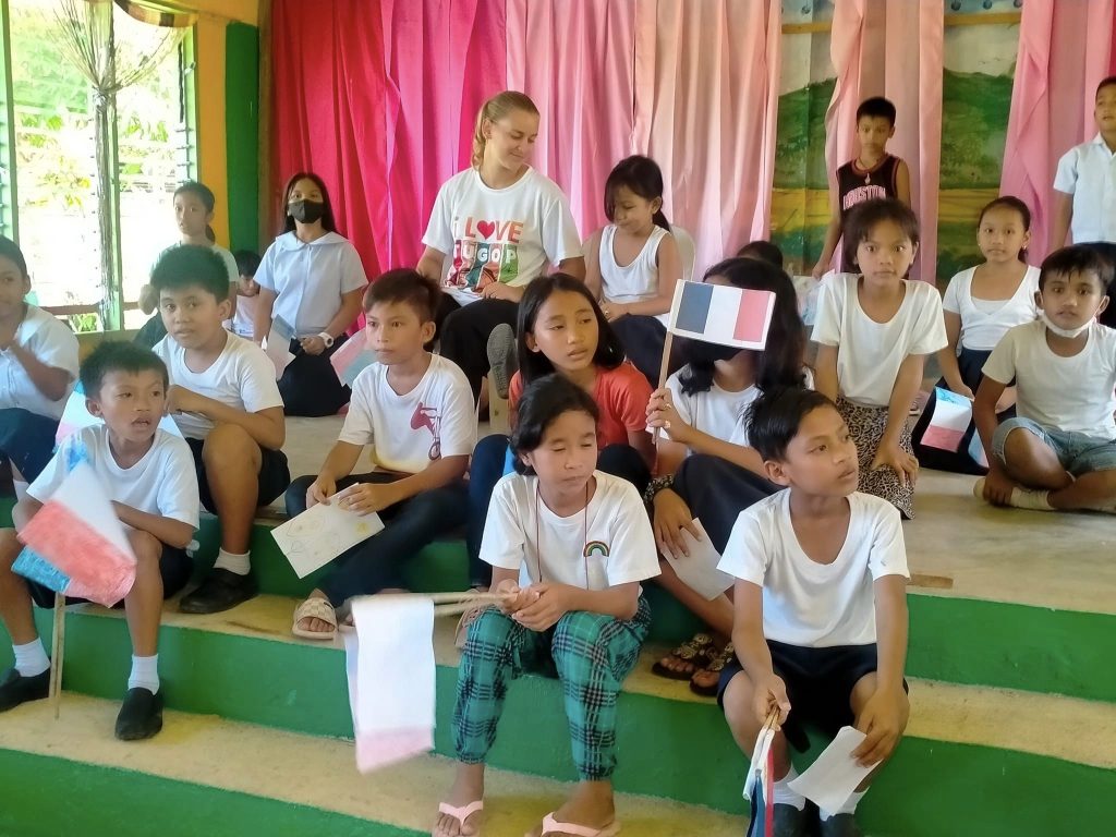 with philipino students 1024x768 - Special Needs School - Leyte, Philippines