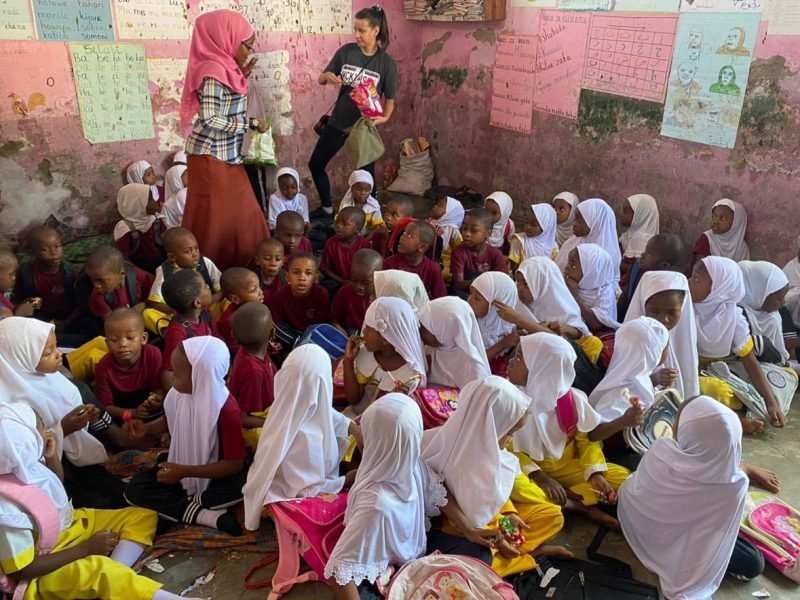 kids sitting on floor 800x600 - Childcare Support in Stone Town, Zanzibar