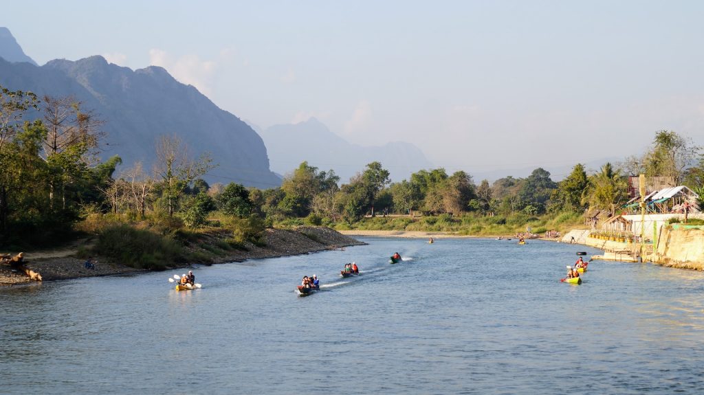 vang vieng view of river 1024x575 - The Best Things to Do in Laos (New Location!)