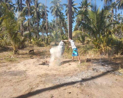 Charcoal Making puz9v2934wufog6pgg7q93tnwt8eh0z92c2xa7js80 - Island Agriculture and Fishing Palawan, Philippines