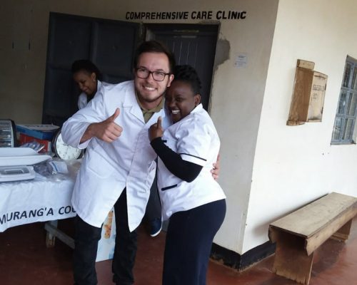 Doctor and coordinator taking a photo ol31h9l3l92d5uwa9xcimmxos7sul41bi28de77elc - Medical Clinic Volunteer Work Kenya
