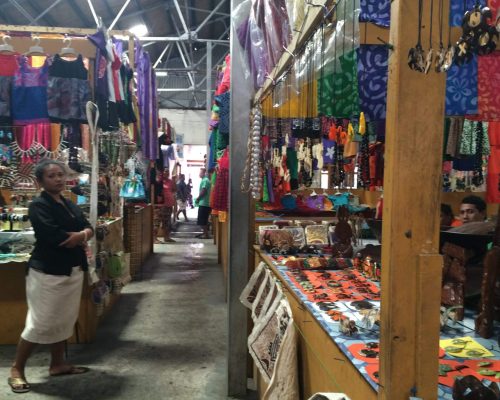 exploring the food markets in samoa
