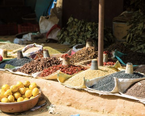 spices at market