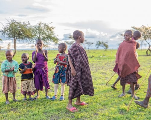 Maasai children Maasai children