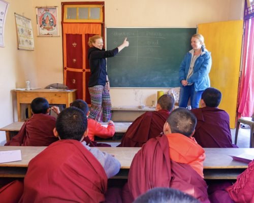 Buddhist Monestery Sikkim, India learning in the class 18 onnjgdnjqej81rsogbyuvk6eyawu6ft00kxur18zvk - Buddhist Monestery Sikkim, India