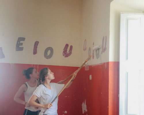 painting the wall olaa3p5pxowpj6e1gj8m60gr1qzh4tn64shymzs23k - School Renovation Project Cape Verde